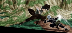 kakashi vs ninja di iwa